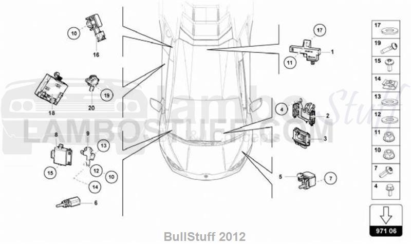 2018 Lamborghini HURACAN LP580-2 COUPE CANADA CONTROL UNIT (971.06.00)